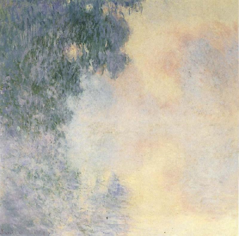 Claude Monet Arm of  the Seine near Giverny in the Fog oil painting image